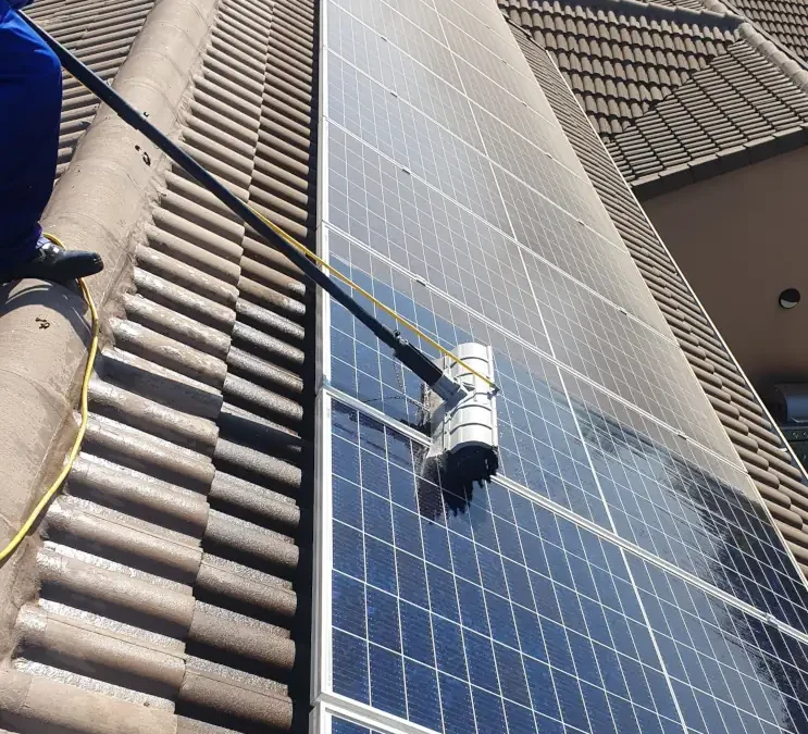 Pure Water Solar Panel Cleaning