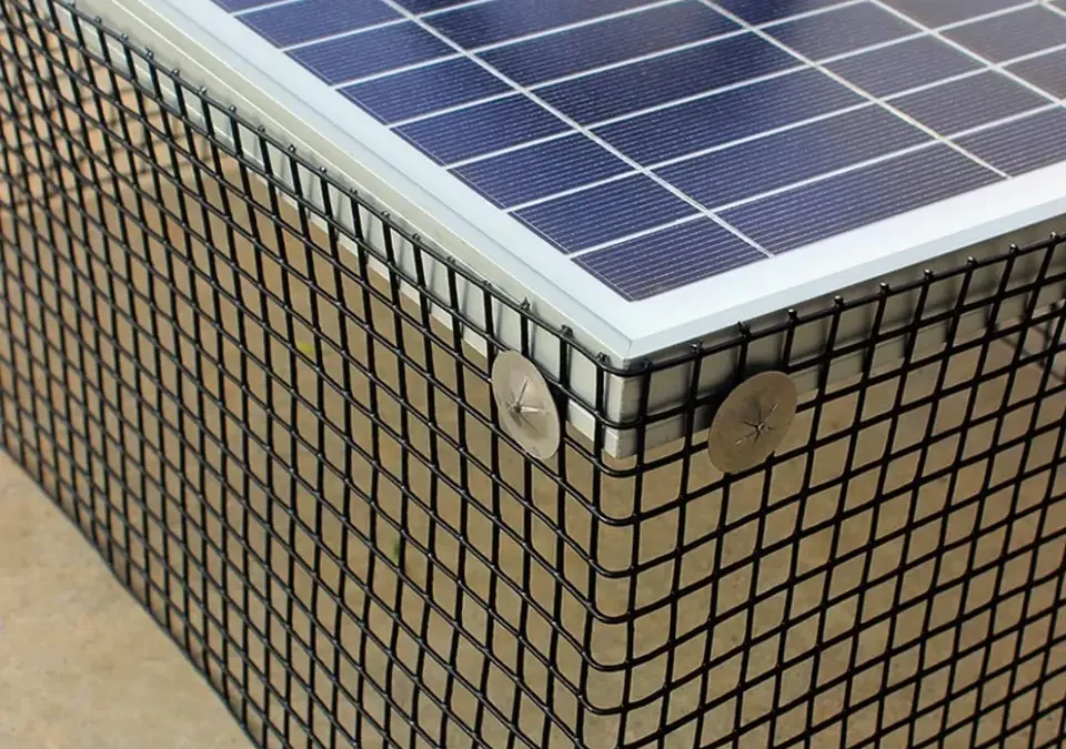 Solar Panel Bird Mesh