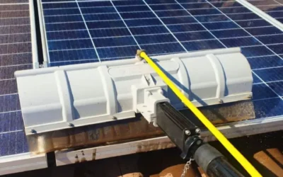 Motorized Solar Panel Brush VS Manual Brush