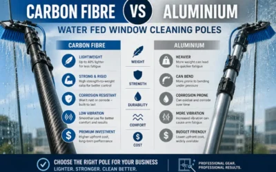 Carbon Fibre versus Aluminium Water Fed Poles